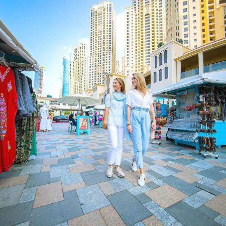 Luxury Jbr - Marina View - 5* Beach Resorts Access Дубай Екстериор снимка