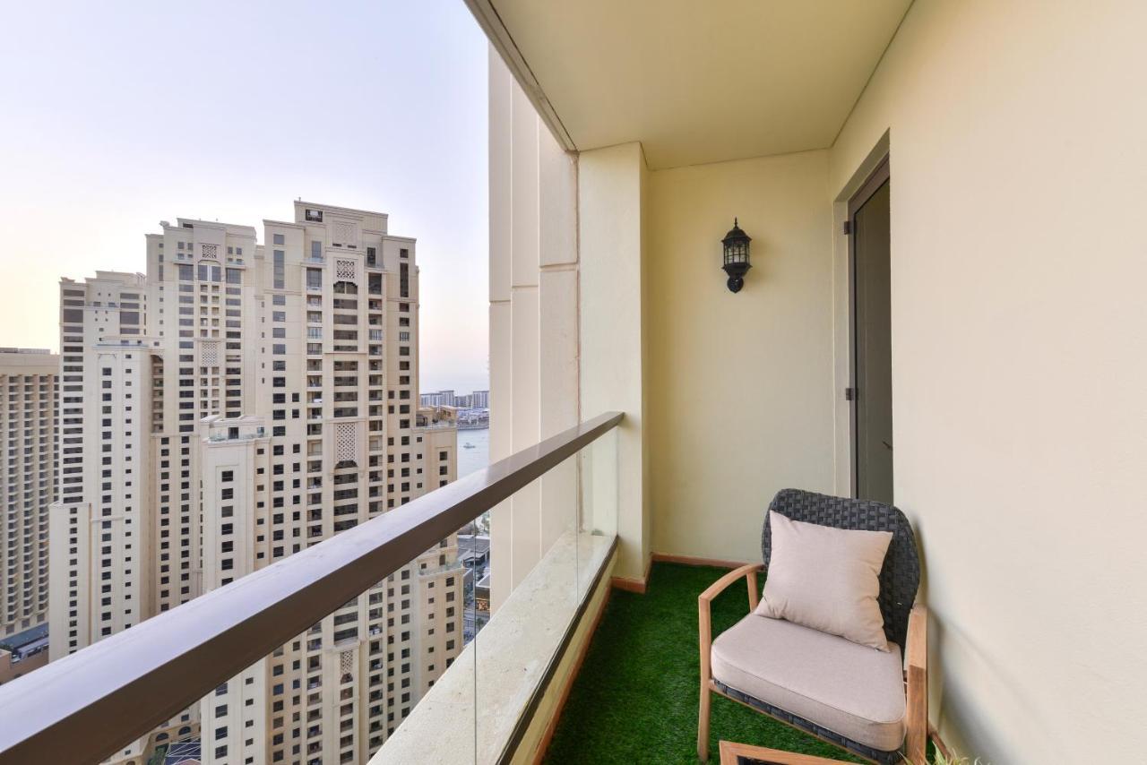 Luxury Jbr - Marina View - 5* Beach Resorts Access Дубай Екстериор снимка