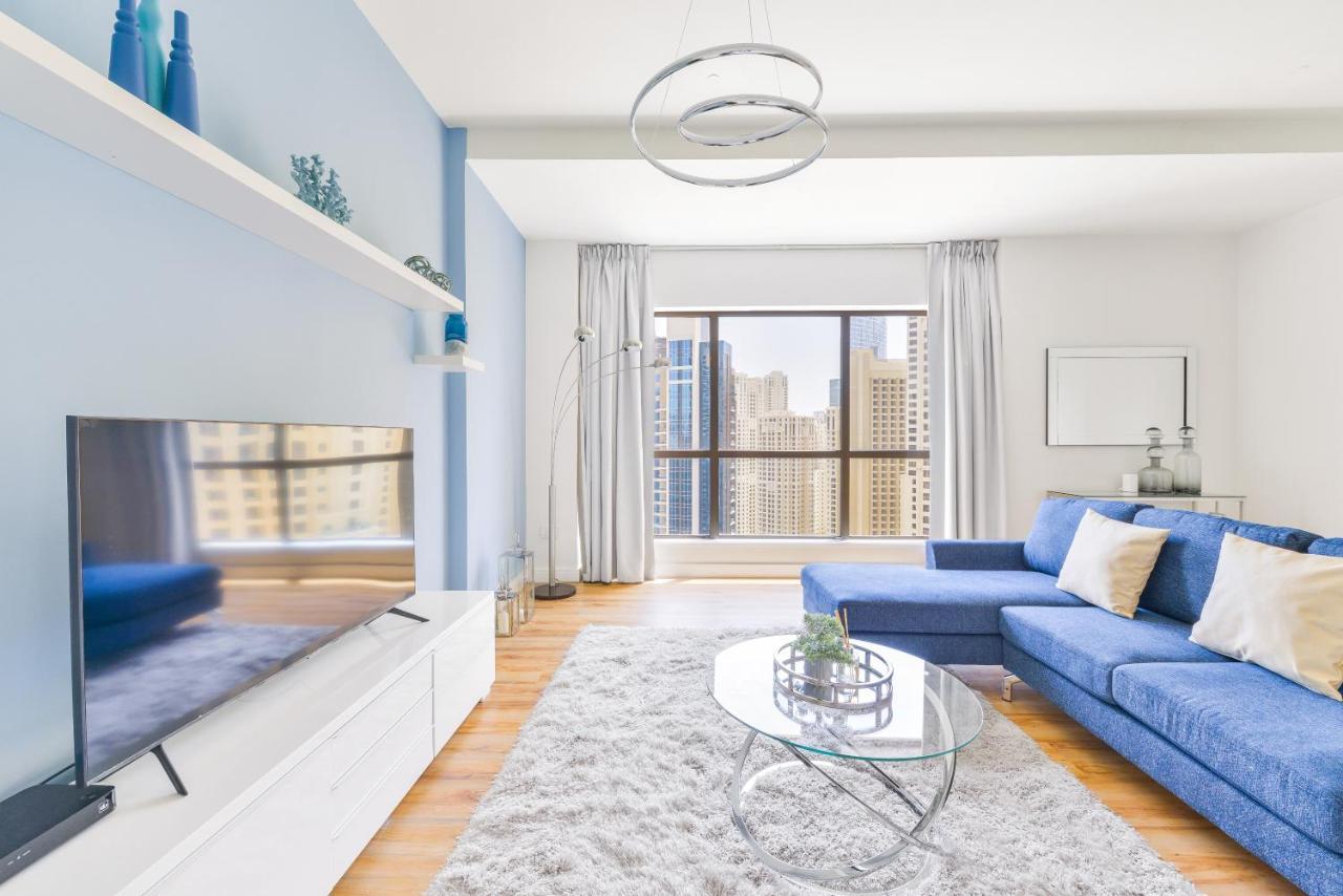 Luxury Jbr - Marina View - 5* Beach Resorts Access Дубай Екстериор снимка