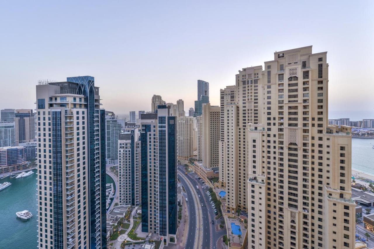 Luxury Jbr - Marina View - 5* Beach Resorts Access Дубай Екстериор снимка