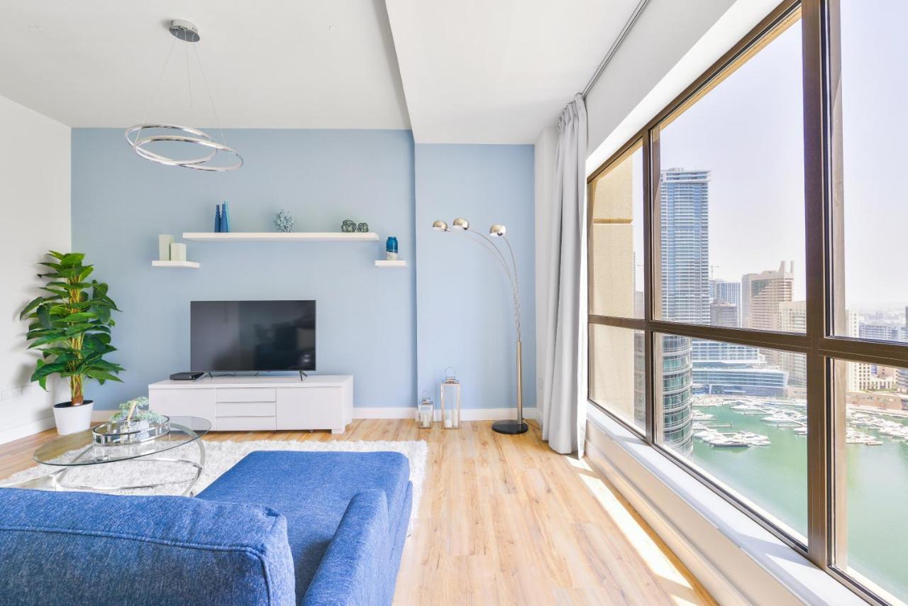 Luxury Jbr - Marina View - 5* Beach Resorts Access Дубай Екстериор снимка