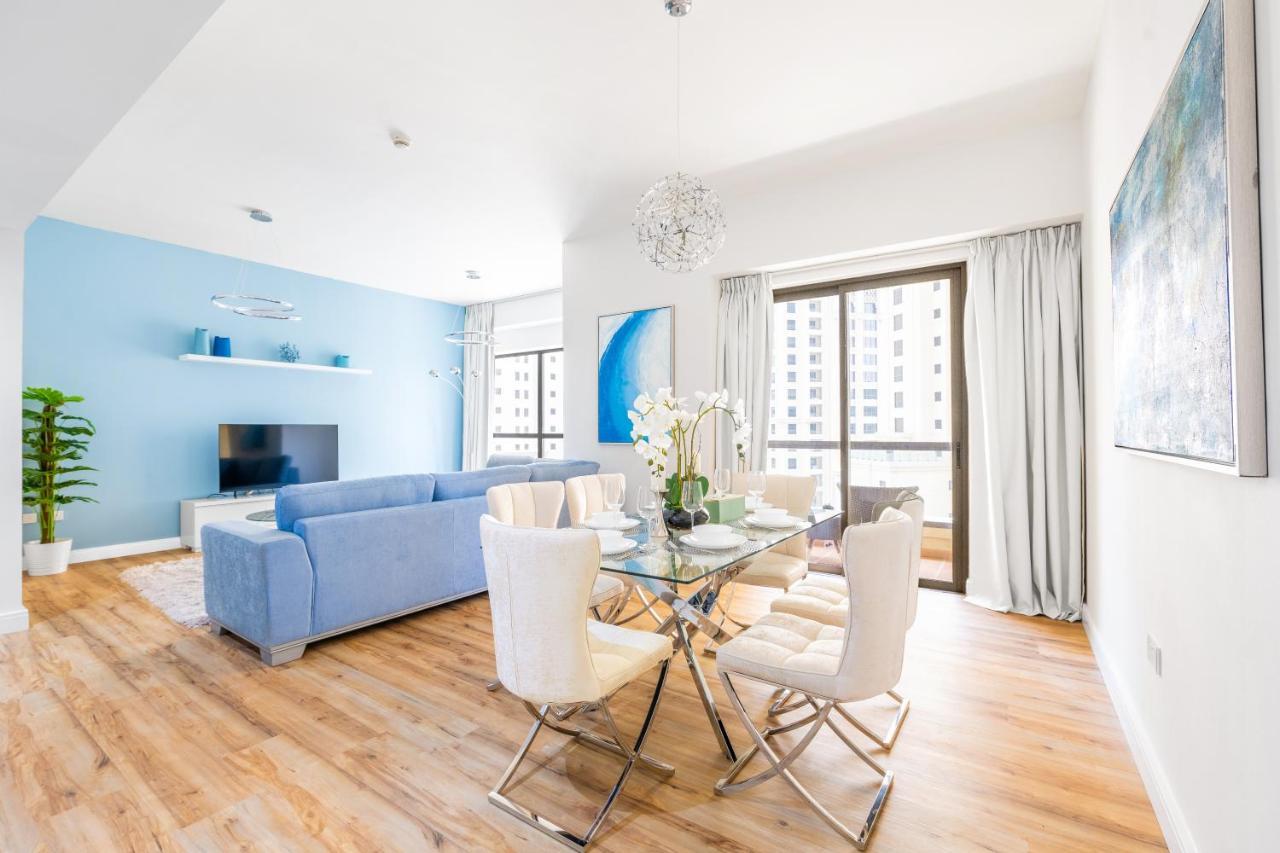 Luxury Jbr - Marina View - 5* Beach Resorts Access Дубай Екстериор снимка