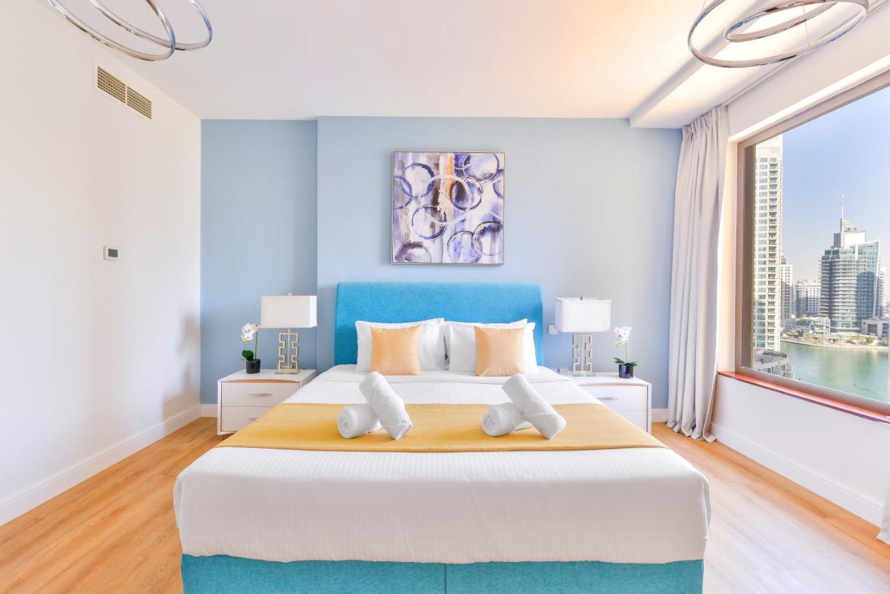 Luxury Jbr - Marina View - 5* Beach Resorts Access Дубай Екстериор снимка