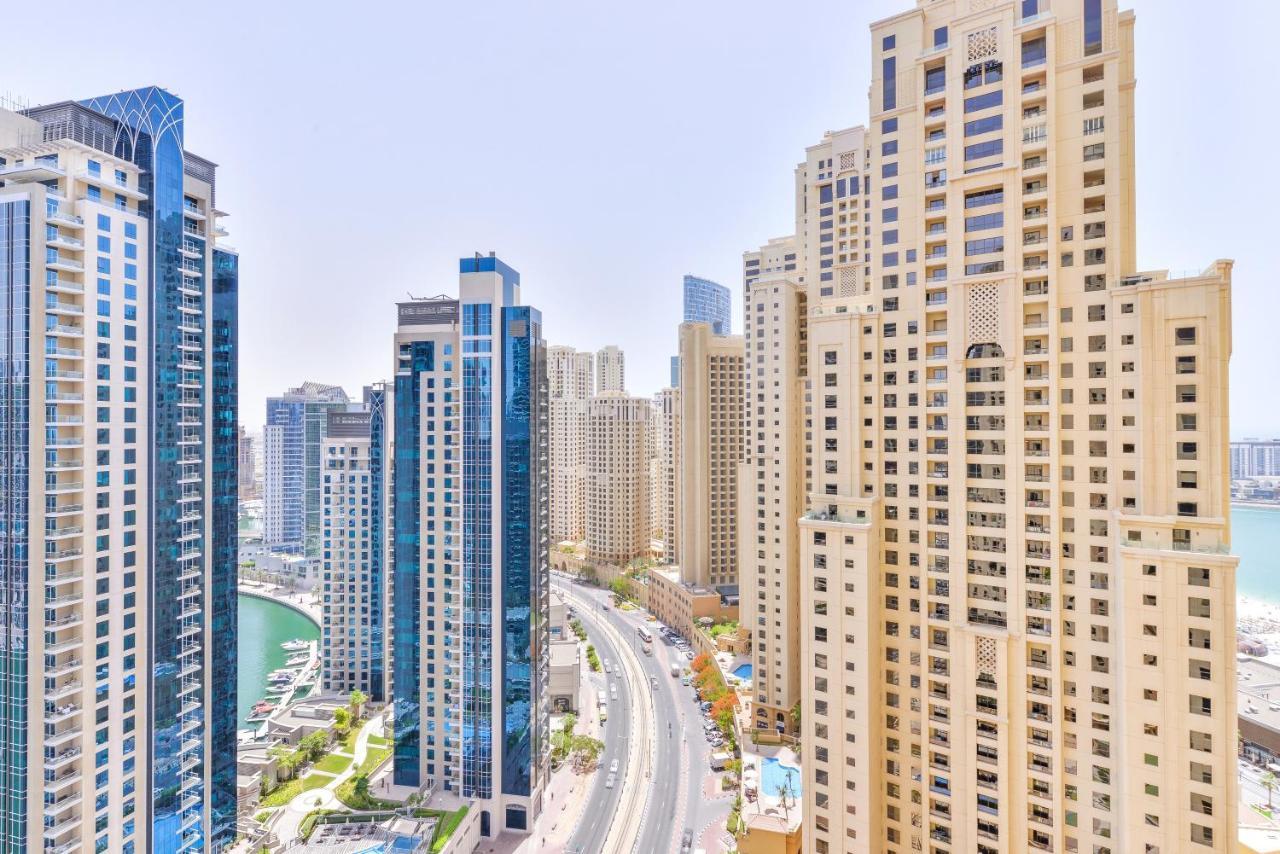 Luxury Jbr - Marina View - 5* Beach Resorts Access Дубай Екстериор снимка