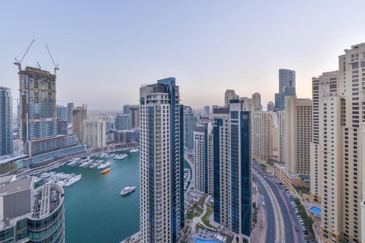 Luxury Jbr - Marina View - 5* Beach Resorts Access Дубай Екстериор снимка