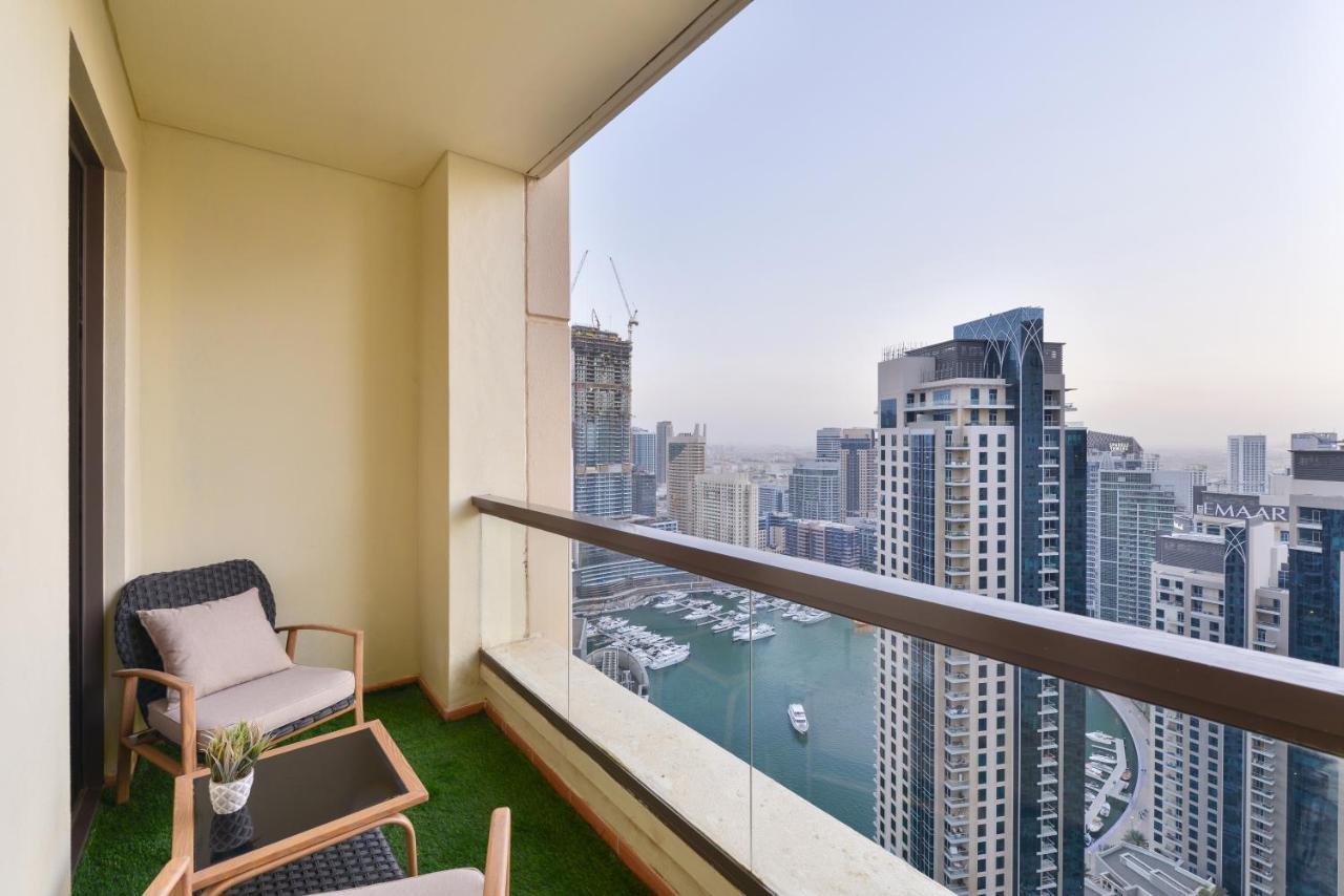 Luxury Jbr - Marina View - 5* Beach Resorts Access Дубай Екстериор снимка