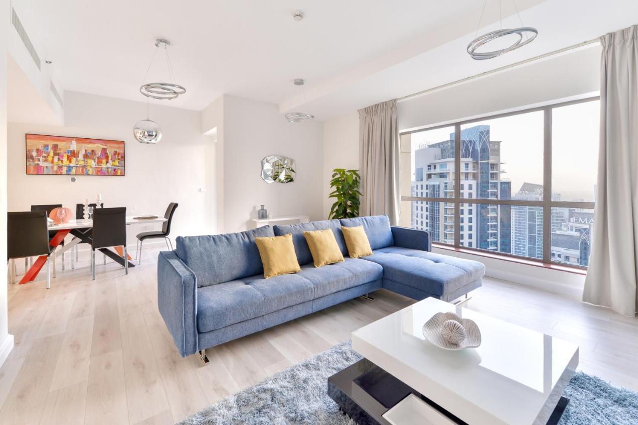 Luxury Jbr - Marina View - 5* Beach Resorts Access Дубай Екстериор снимка