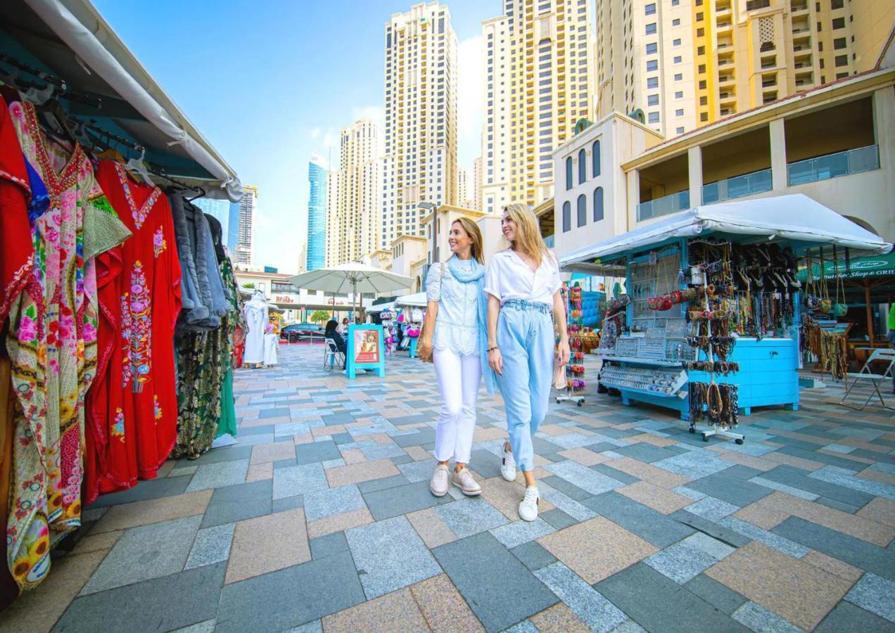 Luxury Jbr - Marina View - 5* Beach Resorts Access Дубай Екстериор снимка